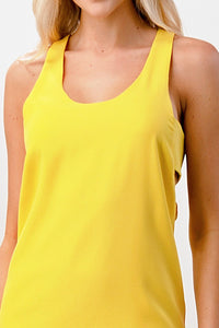 Sleeveless Racerback Shift Dress